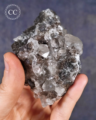 Calcite with Chalcophanite - Herculano Mine, Spain #5