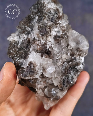 Calcite with Chalcophanite - Herculano Mine, Spain #5