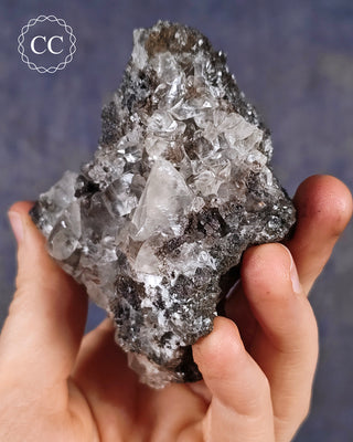 Calcite with Chalcophanite - Herculano Mine, Spain #5