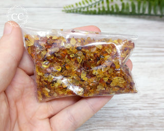 Baltic Amber Crystal Chips 20g