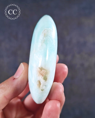 Caribbean Calcite Large Palmstone #3