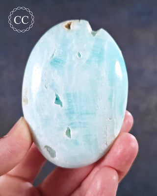Caribbean Calcite Large Palmstone #2