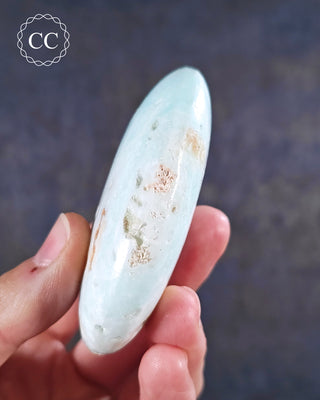 Caribbean Calcite Large Palmstone #3
