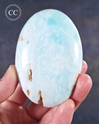Caribbean Calcite Large Palmstone #3