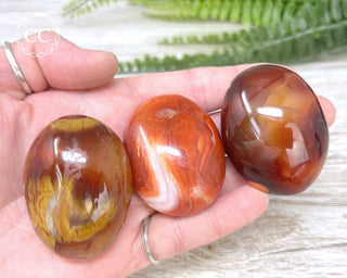 Carnelian Chunky Palm Stone