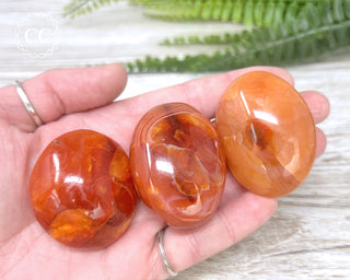 Carnelian Chunky Palm Stone