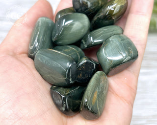 Cats Eye Tremolite Tumbled Crystal