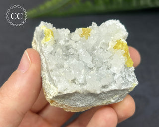 Celestite & Sulphur - Muculufa Mine #1