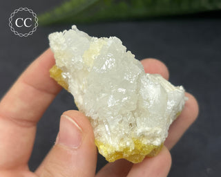 Celestite & Sulphur - Muculufa Mine #2