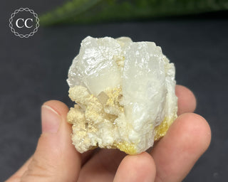 Celestite & Sulphur - Muculufa Mine #4