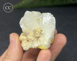 Celestite & Sulphur - Muculufa Mine #4