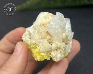 Celestite & Sulphur - Muculufa Mine #4