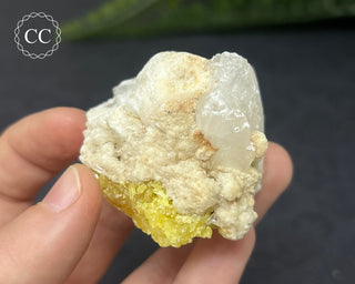 Celestite & Sulphur - Muculufa Mine #4