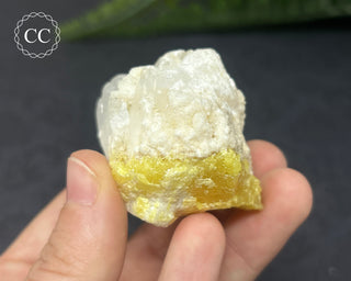 Celestite & Sulphur - Muculufa Mine #4