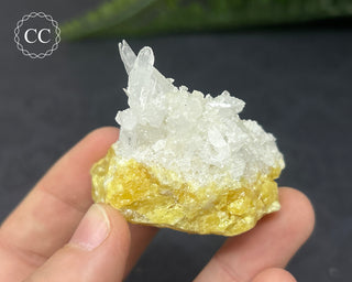 Celestite & Sulphur - Muculufa Mine #5