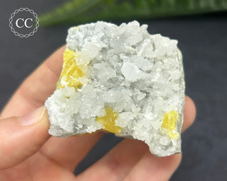 Celestite & Sulphur - Muculufa Mine #1