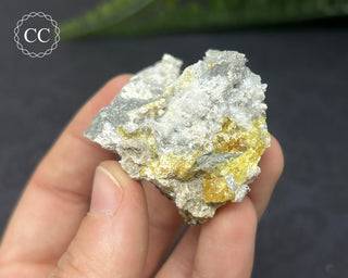 Celestite & Sulphur - Muculufa Mine #7