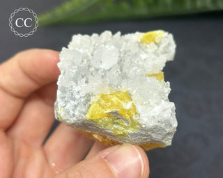 Celestite & Sulphur - Muculufa Mine #1