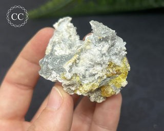 Celestite & Sulphur - Muculufa Mine #7