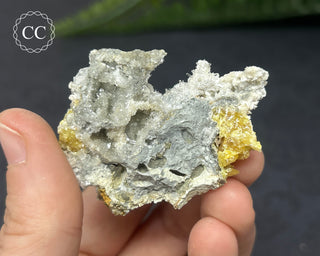 Celestite & Sulphur - Muculufa Mine #7