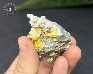 Celestite & Sulphur - Muculufa Mine #7