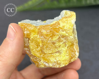 Celestite & Sulphur - Muculufa Mine #1