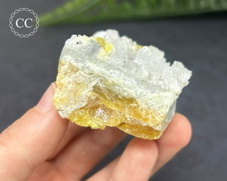 Celestite & Sulphur - Muculufa Mine #1