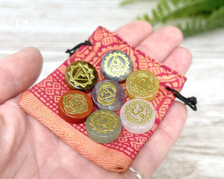 Chakra Symbol - Crystals Set