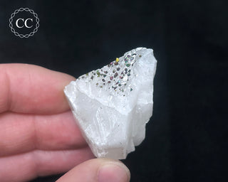 Chalcopyrite on Calcite Specimen #1
