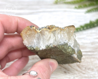 Chalcopyrite on Quartz - UK #2