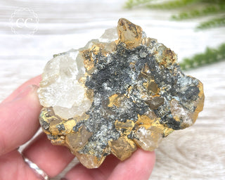 Chalcopyrite on Quartz - UK #2
