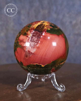 Cherry Creek Jasper Sphere #1