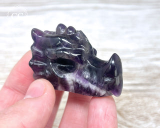 Chevron Amethyst Dragon Head #6
