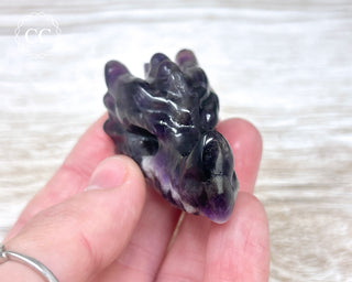 Chevron Amethyst Dragon Head #6