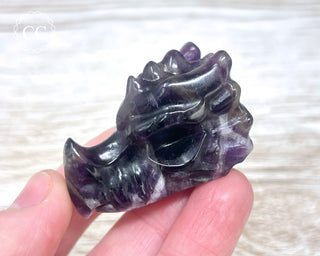 Chevron Amethyst Dragon Head #6