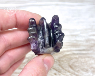 Chevron Amethyst Dragon Head #6