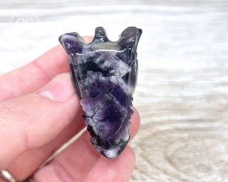 Chevron Amethyst Dragon Head #6