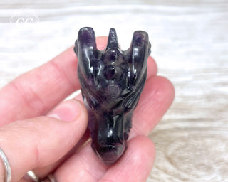 Chevron Amethyst Dragon Head #6