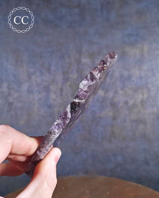 Chevron Amethyst Slice #3