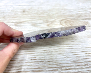 Chevron Amethyst Slice #3