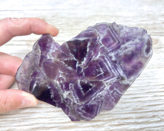 Chevron Amethyst Slice #3