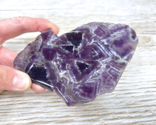 Chevron Amethyst Slice #3