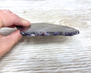 Chevron Amethyst Slice #1