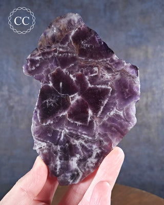 Chevron Amethyst Slice #3