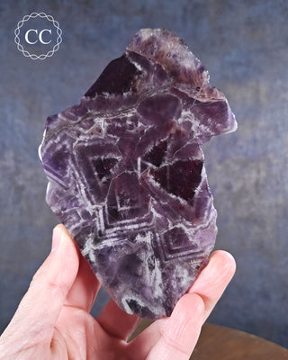 Chevron Amethyst Slice #3