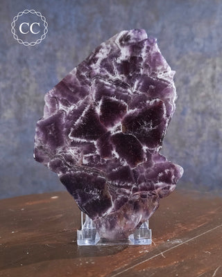 Chevron Amethyst Slice #3