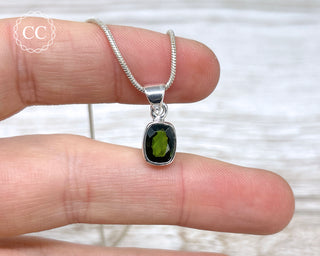 Chrome Diopside Silver Necklace #3