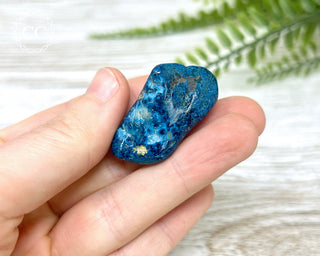 Chrysocolla & Shattuckite Tumbled Crystal