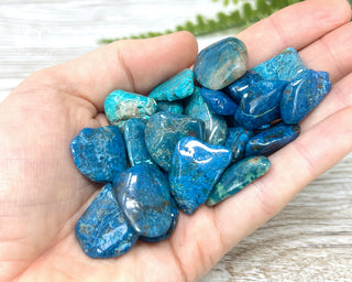 Chrysocolla & Shattuckite Tumbled Crystal