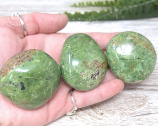 Chrysoprase Chunky Palm Stone